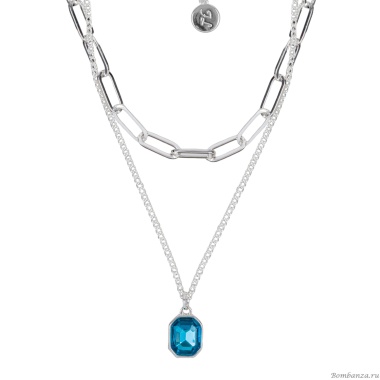 Колье Fiore Luna, Aquamarine, LN6103 S